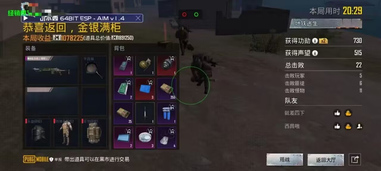 和平精英辅助得类型分为那些
